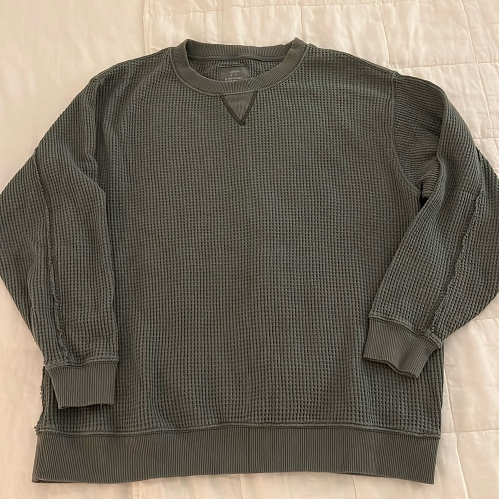 Aerie waffle sweatshirt